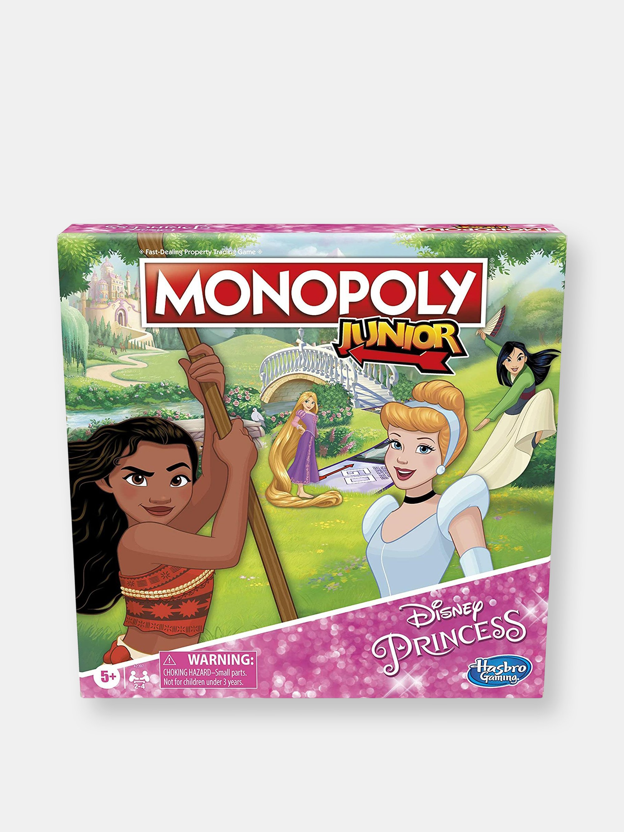 Monopoly Disney Princess Edition Board Game 3d Hasbro Gaming for sale online